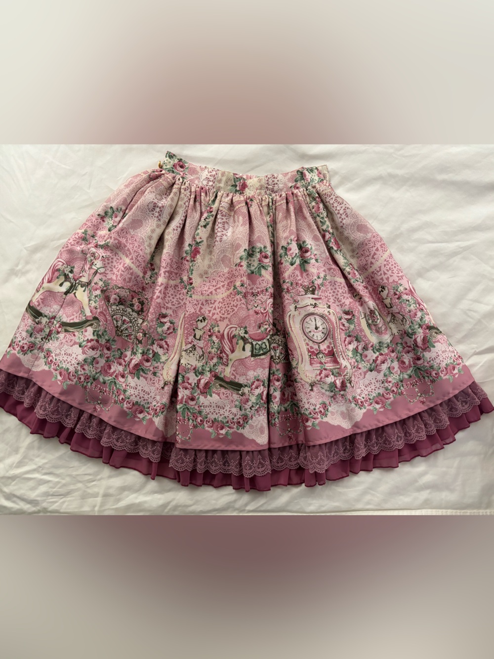 Angelic Pretty Belle Epoque Rose Pink EUC